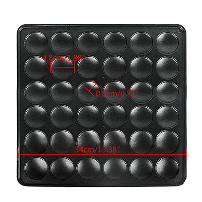 Mini Dutch Pancake Baker Maker, Commercial Electric Nonstick 36Pcs 1.9Inch Poffertje Mini Waffle Pancake Maker Stainless Steel For Restaurants, Cafes Shops