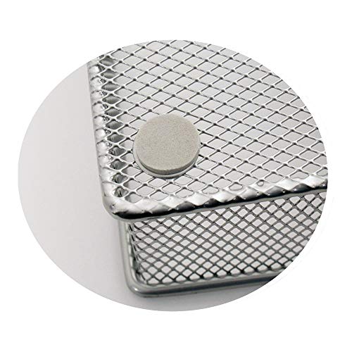  Mesh Large Cutlery Tray With Foam Feet - 6 Compartments - Kitchen Organization/Silverware Storage Utensil Flatware Tray
