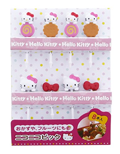  Torne Bento Picks Kitty Nikoniko Character Valve