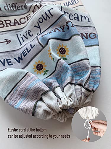  Hglian Inspirational Grocery Bag Storage Dispenser Today Is A New Day Quotes Plastic Bag Holder Organizer Container For Shopping Trash Bags -Teal Motivational Kitchen Décor Canvas Art 23x9