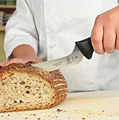  23210 Millennia Black Handle, 10-Inch Wide Wavy Edge, Bread Knife