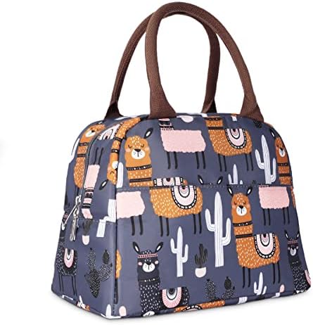  Insulated Lunch Bag Reusable Lunch Box Lunch Cooler Tote Bag For Women Men Adults Work Picnic (Cow Print)