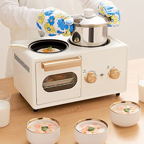  Mbj Bread Maker Four-in-One Multi-Function Breakfast Machine Home Small Lazy Intelligent Automatic Bread Oven Pizza Frying Pan Toast Oven