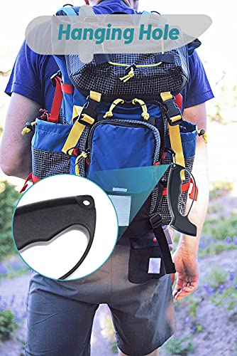  Axe & Machete Knife Sharpener, Handheld Knife & Tool Sharpener, Professional Sharpening Ulu Knife Axe Hatchet Machete, Restore, Repairs & Hone Serrated Blades, Cutting Tools, Cleavers, (Black)