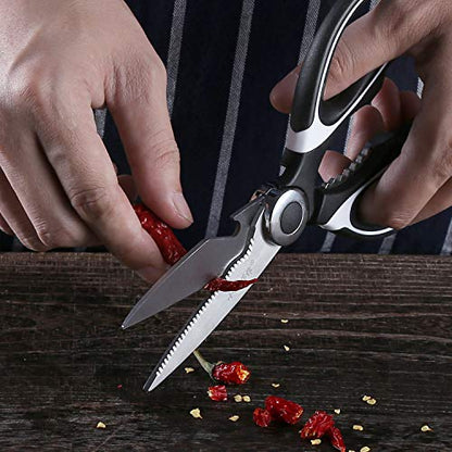 Versatile Kitchen Shears Scissors With Cover Stainless Steel All Purpose Cutting Tool