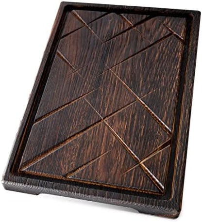  Wooden Steak Board Solid Oak Serving Barbecue Platter Natural Thick Cutting Plate Durable & Quality (Large)