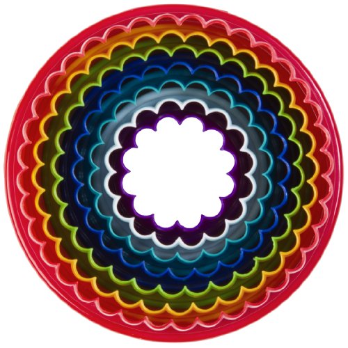  Biscuit Set Of 7 Cookie Cutters, 1 Pack, Multicolor