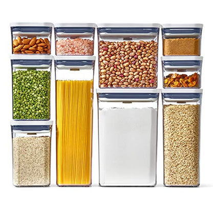  OXO Good Grips 10-Piece POP Container Set, White