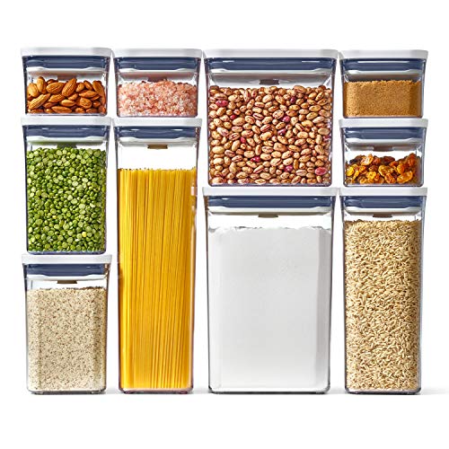  OXO Good Grips 10-Piece POP Container Set, White
