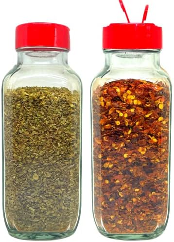  BBQ Rub Spice Shakers - Grill Accessories - Spice Jars 16 Oz For Organic Home Made Rubs, Celtic Sea Salt, Smoked Paprika, Pop Corn Seasoning, Everything Bagel Seasoning And More