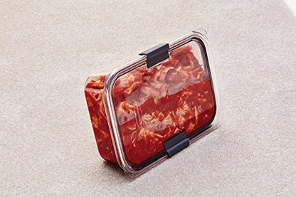  Rubbermaid Brilliance Food Storage Container, 100% Leak-Proof, Large, 9.6 Cup