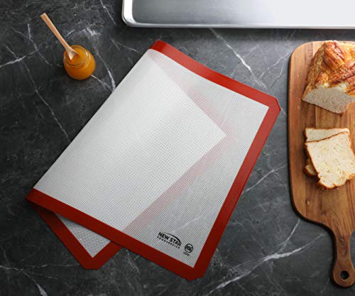  36596 Commercial Grade Silicone Baking Mat Non-Stick Pan Liner, 17 X 25 Inch (Full Size)