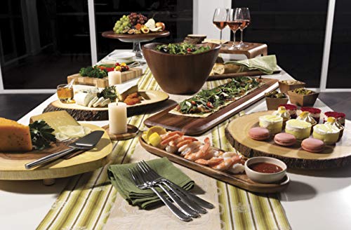  Acacia Wood 16" Lazy Susan Kitchen Turntable