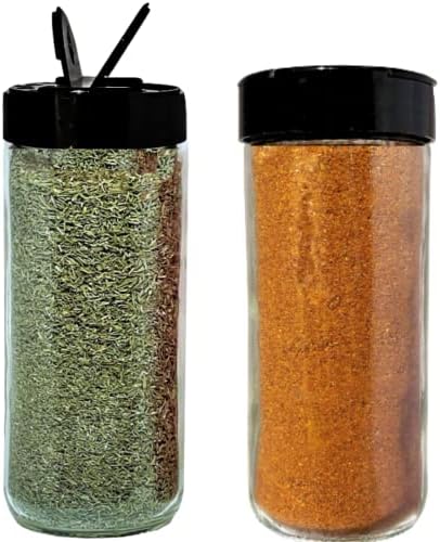  BBQ Rub Spice Shakers - Grill Accessories - Spice Jars 16 Oz For Organic Home Made Rubs, Celtic Sea Salt, Smoked Paprika, Pop Corn Seasoning, Everything Bagel Seasoning And More