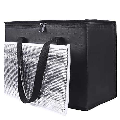  Musbus Premium Insulated Food Delivery Bag 23x14x15 Inches Waterproof Catering Supply Bag For Hot Food Delivery - Premium Food Warmer Bag For Uber Eats And Doordash Food Delivery Heavy Duty