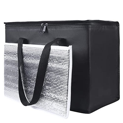  Musbus Premium Insulated Food Delivery Bag 23x14x15 Inches Waterproof Catering Supply Bag For Hot Food Delivery - Premium Food Warmer Bag For Uber Eats And Doordash Food Delivery Heavy Duty
