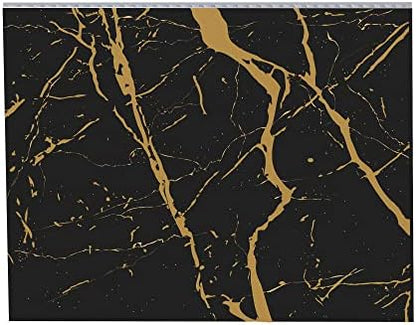  Pesach Counter Covers | Marble Printed Passover Counter Tops | Corrugated Plastic Easy To Cut Waterproof Counter And Table Tops | Perfect For Passover (White/Gold Marble)