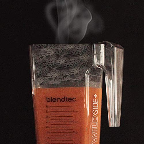 Blendtec EZ 600 Blender - FourSide Jar (75 Oz) - Professional-Grade Power - Self-Cleaning - 4 Pre-programmed Cycles - Black