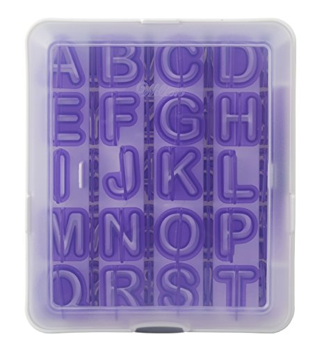 Wilton Letter And Number Fondant Cutters Set, 40-Piece