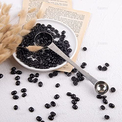  , Endurance Stainless Steel Coffee Measuring Scoop Spoons 1 Tablespoon And 1 Teaspoon Long Handle With Tick Mark For Tea Sugar