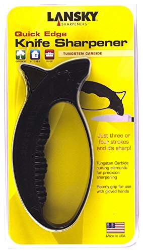Lansky Quick Edge Tungsten Carbide Sharpener, Black