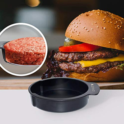  LEVIVO 331800000239 Burger Press, 3 Parts, Black