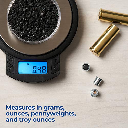  Merican Weigh Scale AXIS Series Precision Bowl Digital Pocket Scale, 650g X 0.1g (AXIS-650)