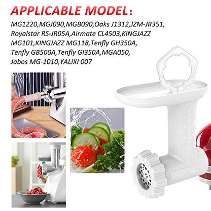  At Grinder Blade Food Grinding Blade Stainless Steel Knife Cutter Replacement For Size 5 Meat Grinder Stand Mixers Accessories (4)