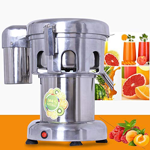  370W 110V Electric Juice Extractor Commercial Juicer Extractor Machine Fruit Stainless Steel Juice Extractor Vegetable Orange Juicer Extractor - Juice & Residue Separated