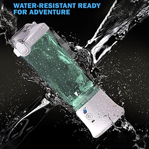  Portable Blender,Best 4Vi Personal Blender, Smoothie Blender For Shakes With USB Rechargeable Blender Bottle 20 Oz