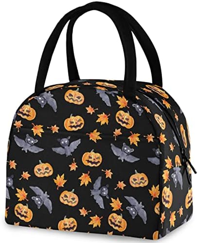  Abstract Giraffes Pattern Reusable Lunch Tote Bag With Front Pocket Zipper Closure Insulated Thermal Cooler Container Bag For Man Women Work Picnic Travel Beach Fishing