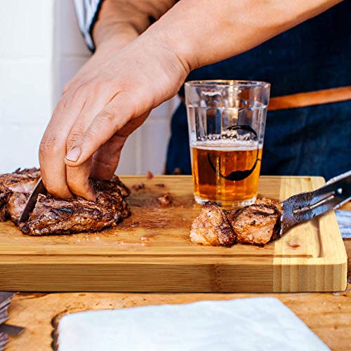  Universal Premium Pull Out Cutting Boards - Under Counter Replacement - Designed To Fit Standard Slots - Heavy Duty Kitchen Board With Juice Groove - 22" X 22" X 0.75" - 1 Piece