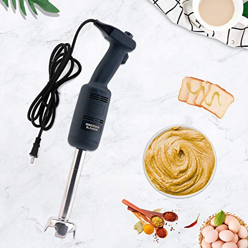  Pro Commercial Electric Big Stix Immersion Blender Hand Held Variable Speed Mixer 220 Watt Power With 6-Inch Removable Shaft, 6-Gallon Capacity(MW220S6)