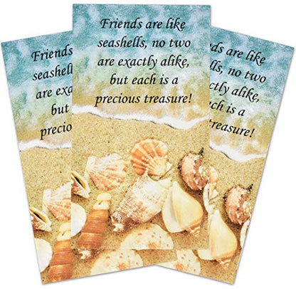  100 Nautical Beach Guest Napkins 3 Ply Disposable Paper Pack Coastal Friends Seashell Sea Shore Summer Dinner Hand Napkin For Bathroom Hotel Gym Spa Party Wedding Bridal Baby Shower Decorative Towels