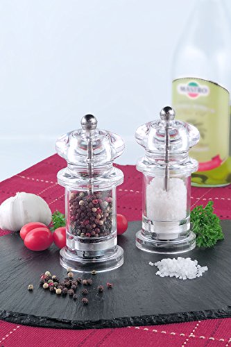  Connoisseur Collection Cologne Salt Mill, 5.5"/14cm, Acrylic