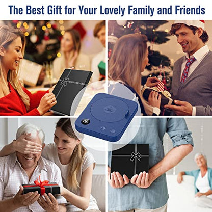  Mug Warmer For Desk With Auto ON/Off, Coffee Mug Warmer With 3 Temperature Settings, Coffee Warmer With Auto-Off Timer, Smart Coffee Cup Warmer With LED Display, Gift On Birthday, Thanksgiving, Etc