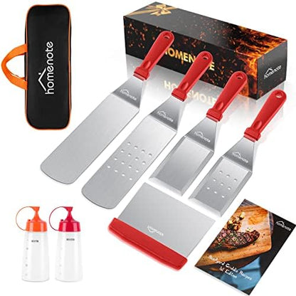  Griddle Accessories Kit, Exclusive Griddle Tools Spatulas Set For Blackstone - 8 Pcs Commercial Grade Flat Top Grill Accessories - Great For Outdoor BBQ, Teppanyaki And Camping