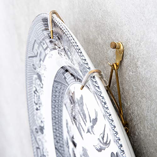  Plate Hanger Brass, FITS 7"-10" PLATES