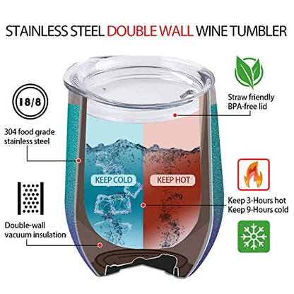  Birthday Gifts For Women/Men, Thank You Gifts, Funny Birthday Cup Inspirational Gifts, Insulated Best Birthday Box Present For Wine Lover Christmas Gift For Women, Sister, Girlfriend, Friend, Coworker