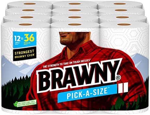  ® Tear-A-Square® Paper Towels, 16 Double Rolls = 32 Regular Rolls