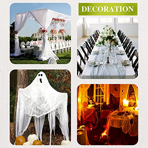  Cheesecloth, Grade 100, 18 Square Feet, 100% Unbleached Pure Cotton Cheesecloth For Straining, Filtering And Roasting, Ultra Fine And Dense Muslin Cloths, Hallowmas