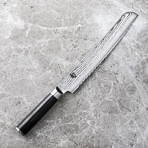  Cutlery Classic Bread Knife 9”, Long Serrations Glide Through Bread, Ideal For Cakes And Pastries, Authentic, Handcrafted, Japanese Serrated Kitchen Knife