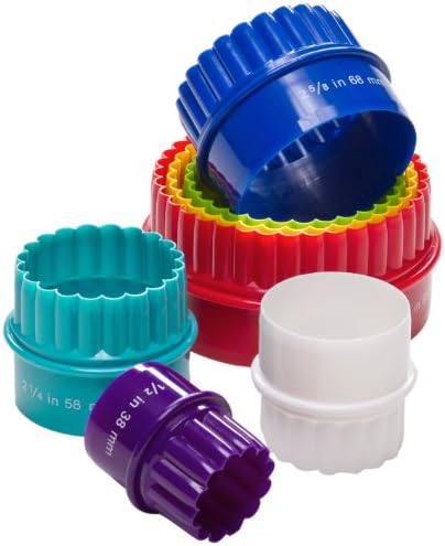  Biscuit Set Of 7 Cookie Cutters, 1 Pack, Multicolor