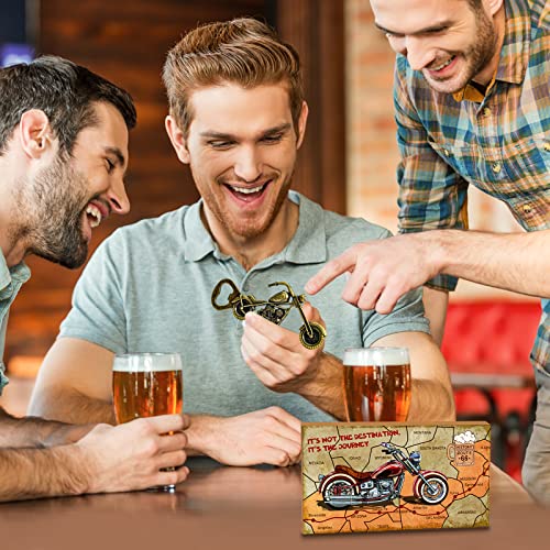  Gifts For Men Dad - Unique Valentines Day Gifts For Him Boyfriend Husband Bottle Opener Novelty Motorcycle Beer Gifts For Men Who Have Everything, Funny Birthday Gift Cool Stuff Gadgets For Man Cave