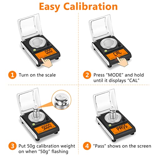  𝗙𝘂𝘇𝗶𝗼𝗻 TGD-1500gn Reloading Scale, 0.1gn Large LCD Touch Screen, 6 Weigh Modes, Grain Powder Scale For Reloading, Digital Powder Scale