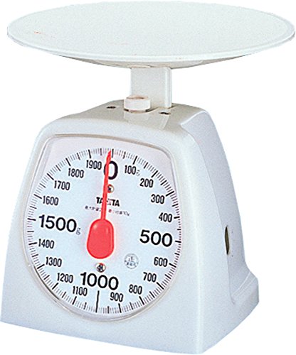  Analog Cooking Scale, 2.2 Lbs (1 Kg), Red, 1439-1kg