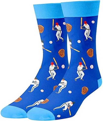  SOCKFUN Men's Poker Dice Math Teeth Bestmen Einstein Golf Crew Gift Socks