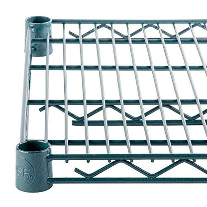  Commercial Green Epoxy Coated Wire Shelving 24 X 36 (2 Shelves) - NSF