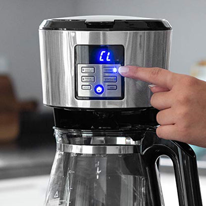 Black & Decker 12-Cup Programmable Coffee Maker, Stainless