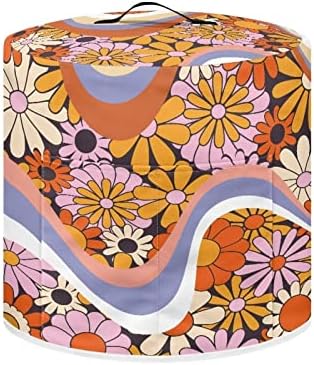  Orange Flowers Kitchen Dust Cover Dust-proof Cover Kitchen Dust Cover For Rice Cooker Appliance Protector Kitchen Rice Cooker Cover Washable
